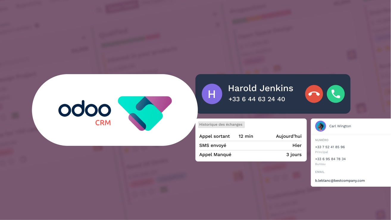 intégration Odoo avec Onoff Business-Appelez via Odoo CRM