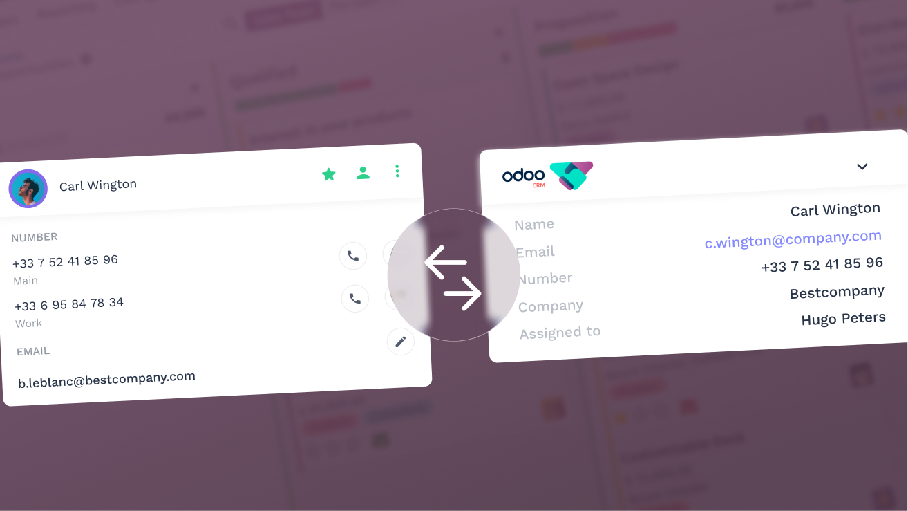 Odoo intégration with Onoff Business-contacts synchronisation