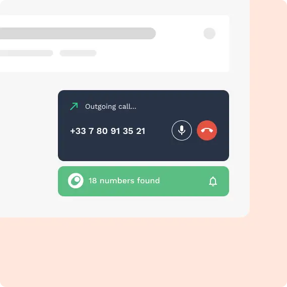 Hubspot VOiP integration: call in one click