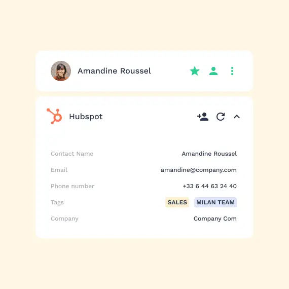hubspot voip cloud telephony integration