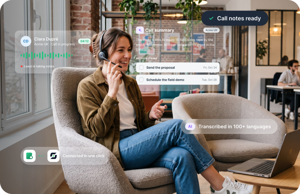 Leexi Onoff Business integration